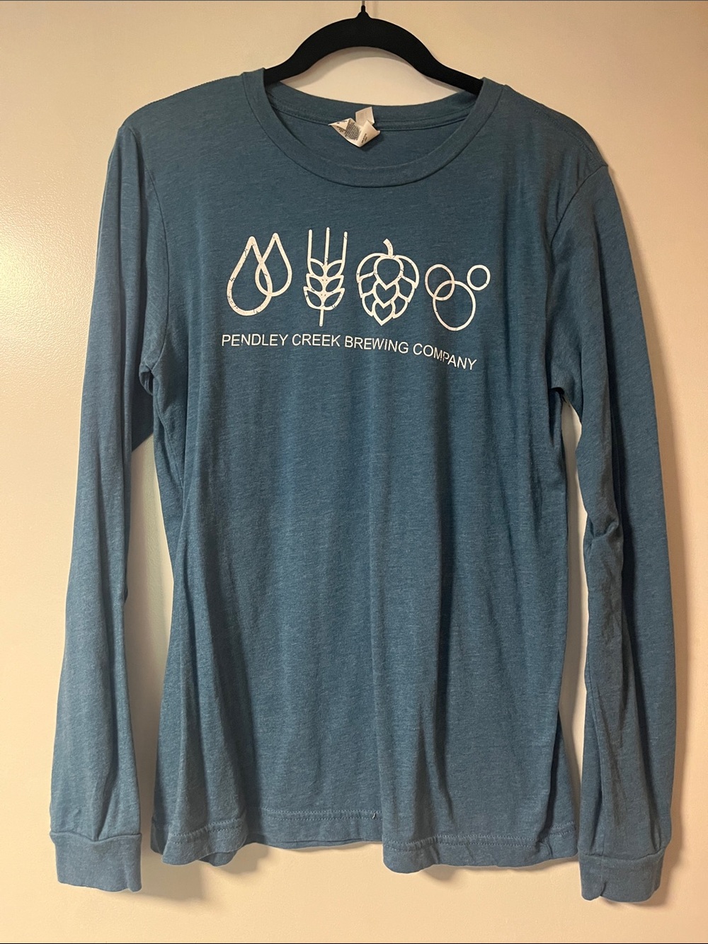 Long Sleeve Brewery shirt - Blue